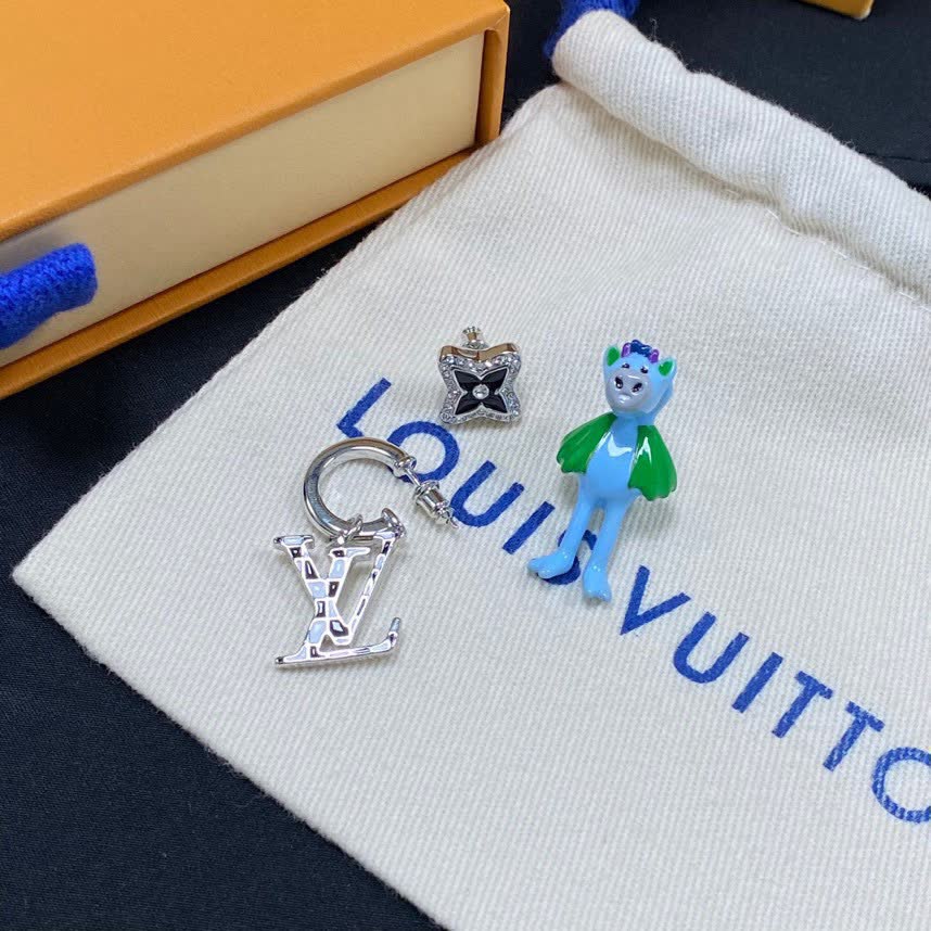 Louis Vuitton Silver Earrings